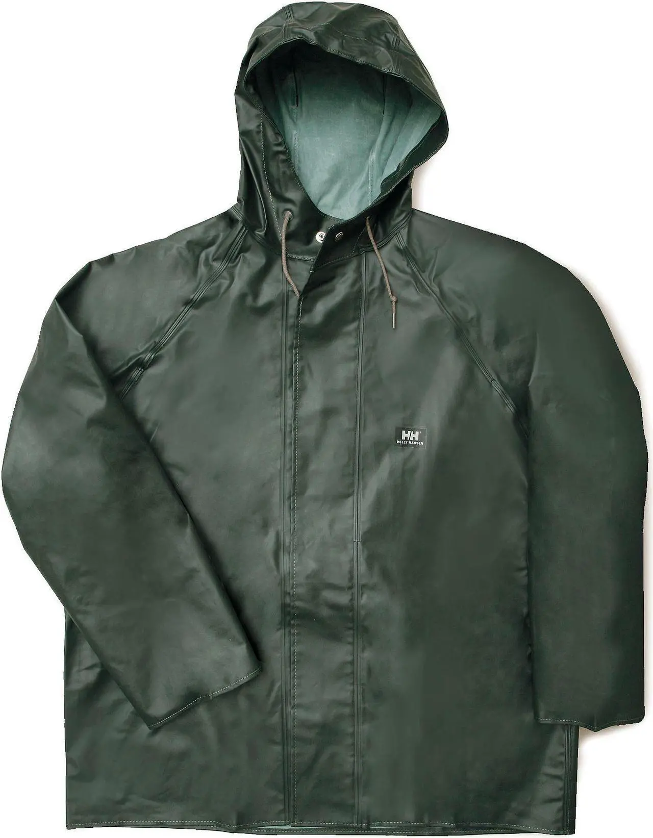 Main image of HELLY HANSEN 70300_490-XL Rain Jacket with Hood,Green,XL