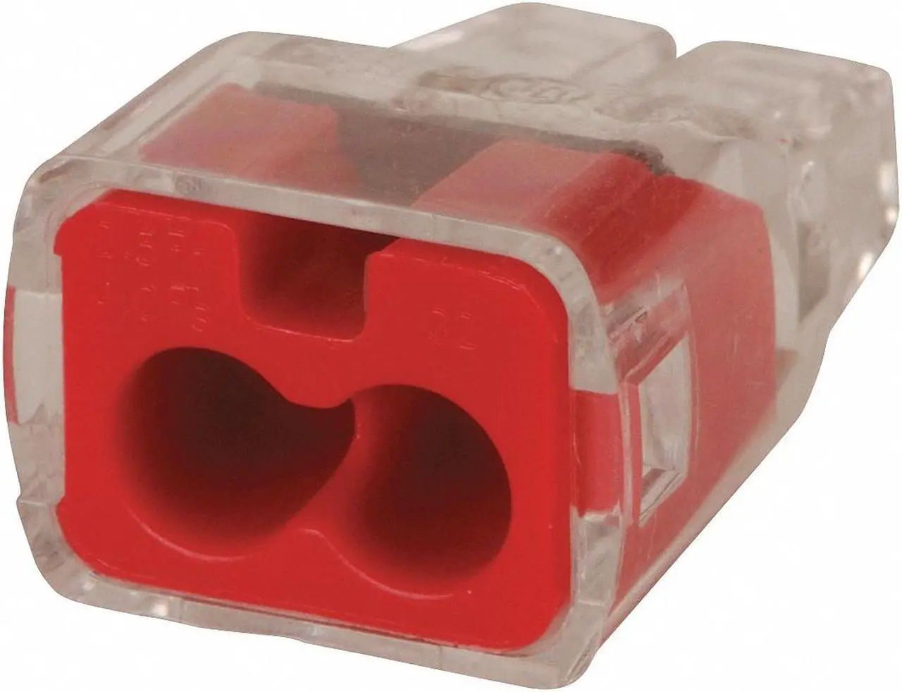 Alt view image 2 of 3 - IDEAL 30-1032 Push In Connector,2 Port,Red,PK100