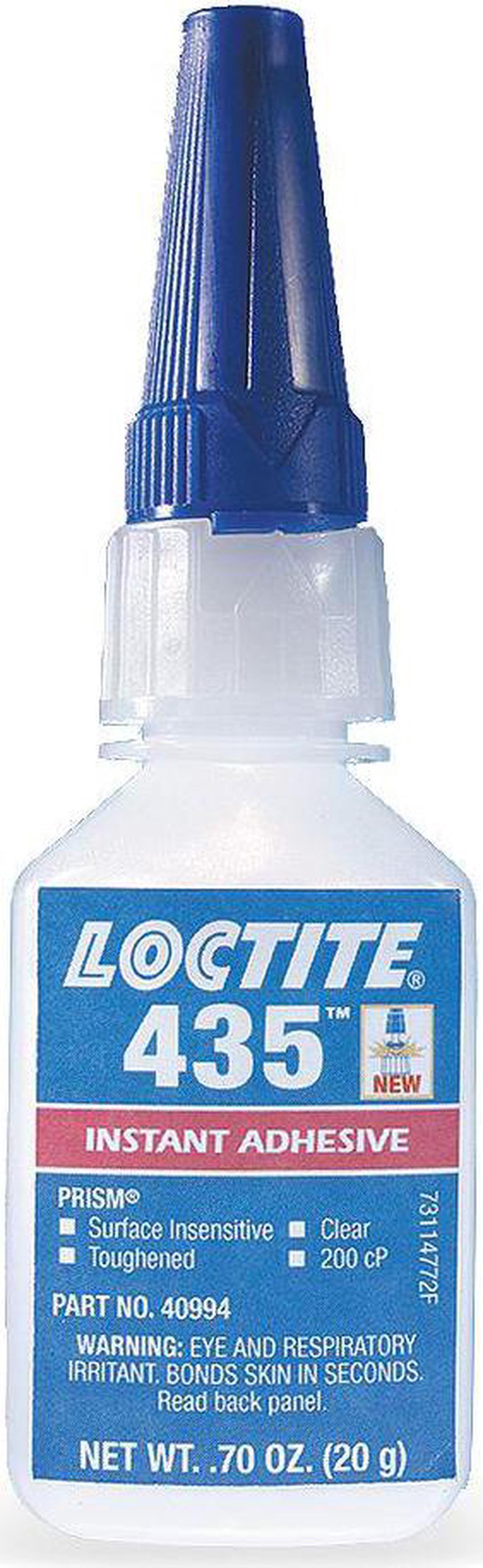 Main image of LOCTITE 840057 Instant Adhesive, 435 Series, Clear, 0.7 oz, Bottle