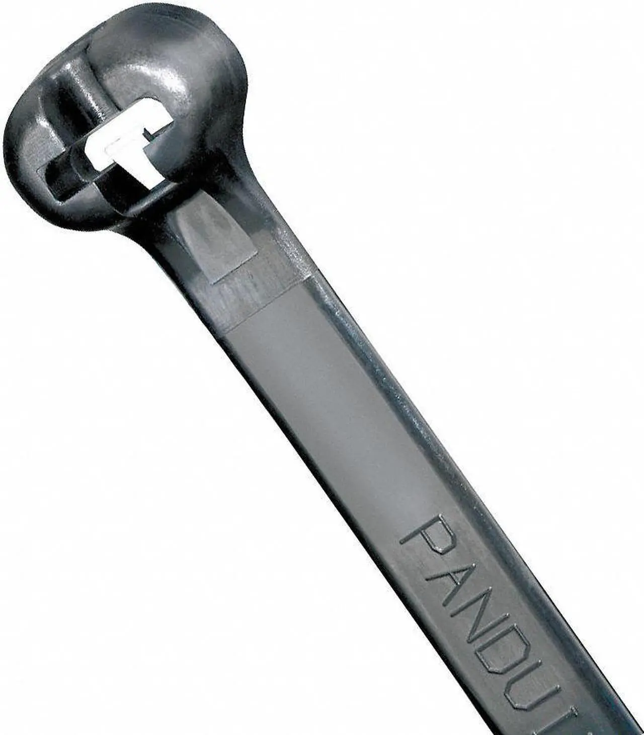 Alt view image 2 of 9 - PANDUIT BT1.5M-C0 6.3" L, 0.09" W, Black Nylon Cable Tie, PK 100