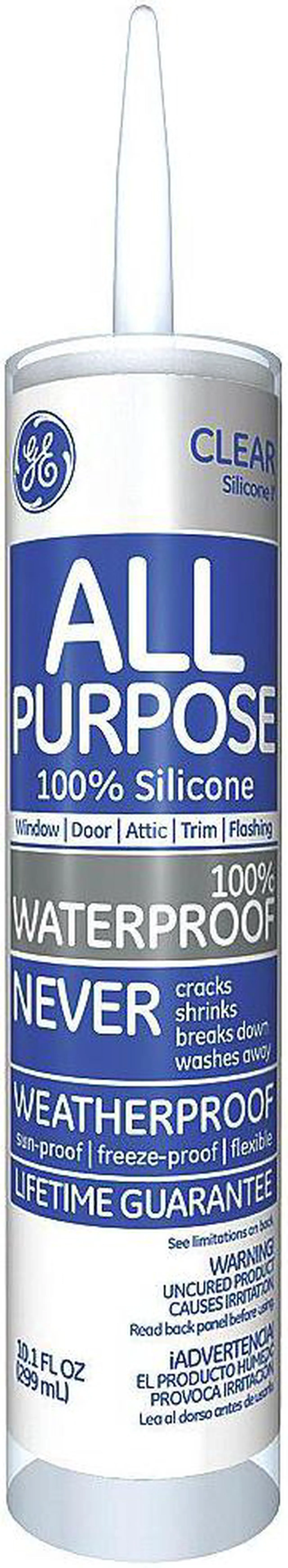 Alt view image 4 of 9 - GE 2795576 Silicone Sealant, All Purpose Silicone, 10 oz, Cartridge, Clear