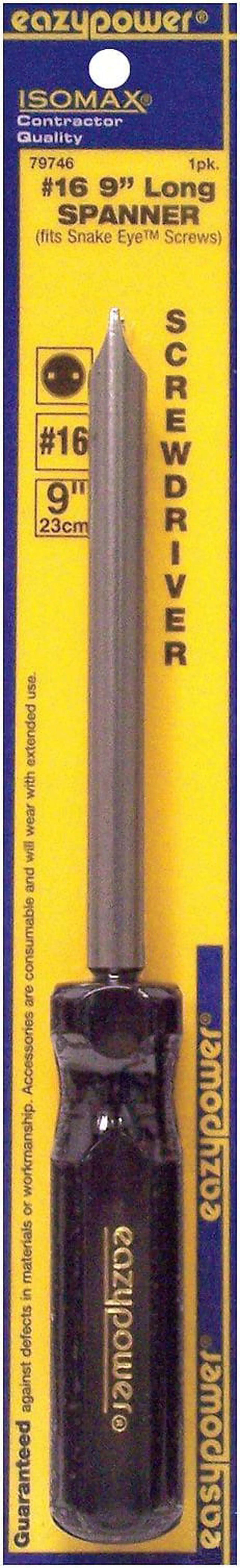 Alt view image 2 of 3 - EAZYPOWER 79746 Tamper Resistant Spanner Screwdriver #16 Round