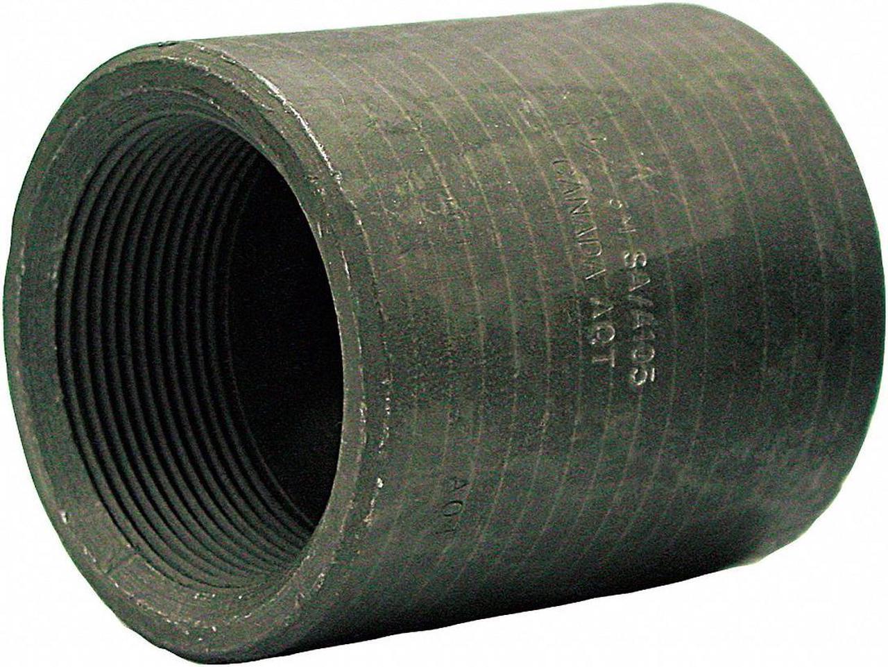 Alt view image 2 of 2 - ANVIL 0361156409 1-1/2" Black Forged Steel Coupling