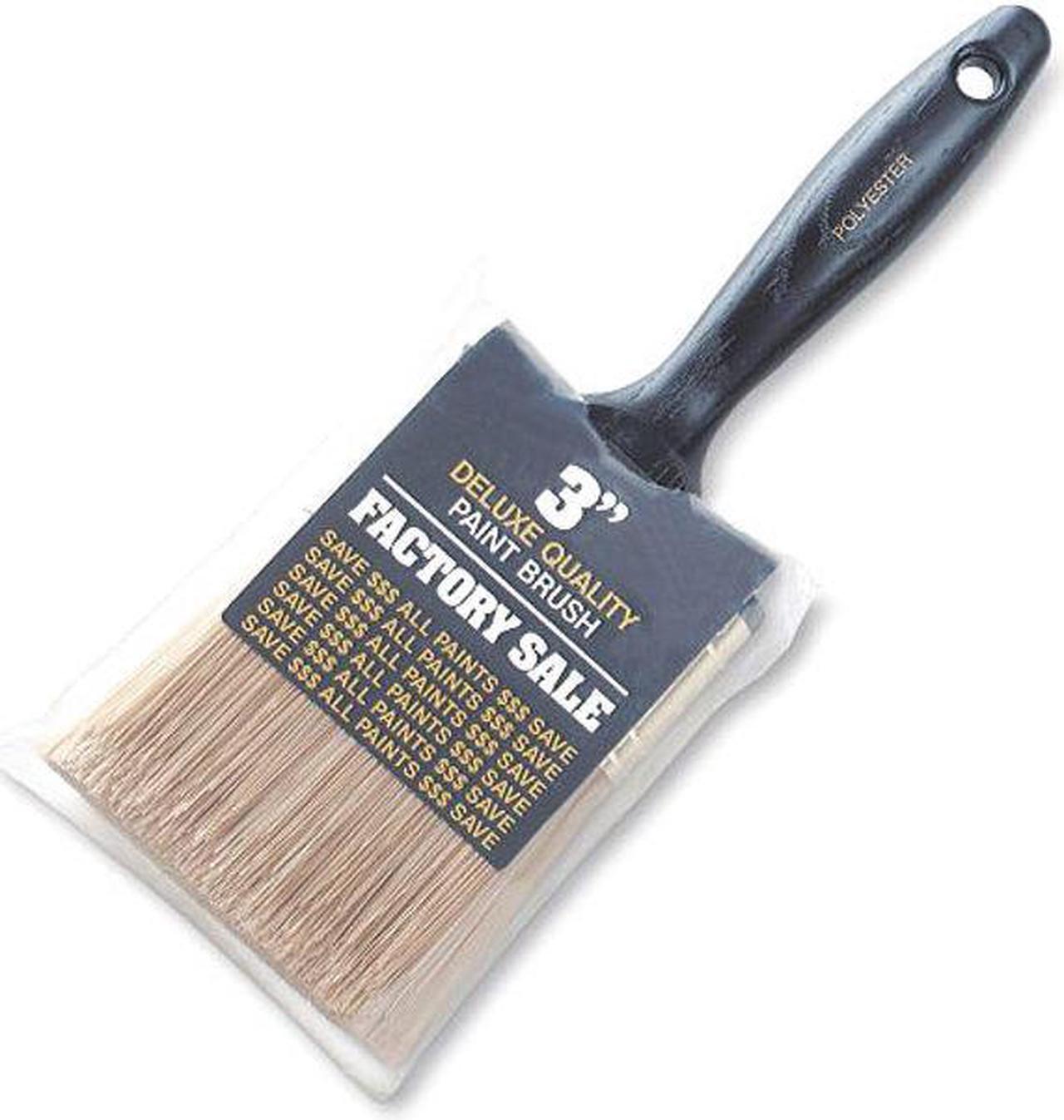 Alt view image 4 of 8 - WOOSTER W3973-3 3" Flat Sash Firm, Polyester Bristle, Paint Brush, Plastic