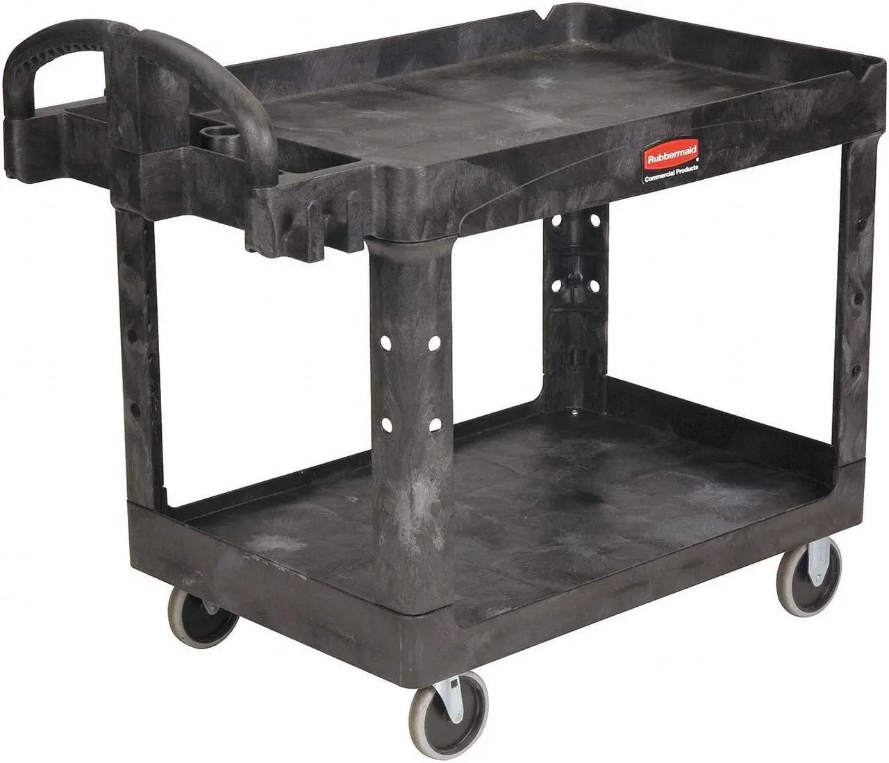 Main image of RUBBERMAID FG452088BLA Structural Foam Utility Cart with Deep Lipped Plastic