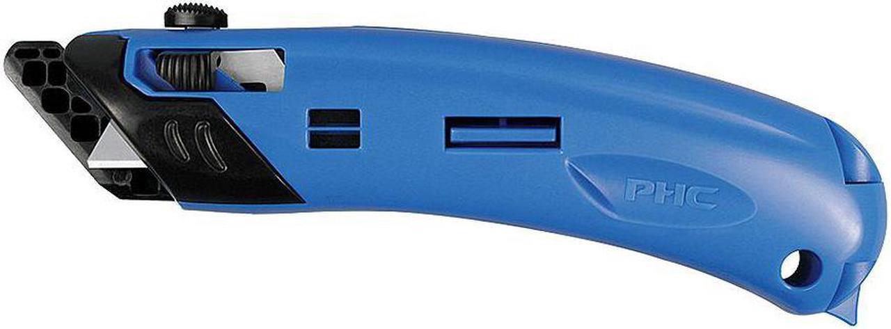 Alt view image 2 of 5 - Pacific Handy Cutter Ambidextrous Safety Cutter Blue/Black EZ4