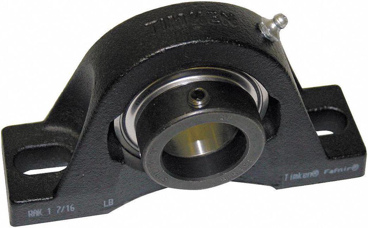 Main image of Pillow Block Bearing, Number of Bolts: 2, Ball Bearing Type, 2-3/16" Bore Dia.