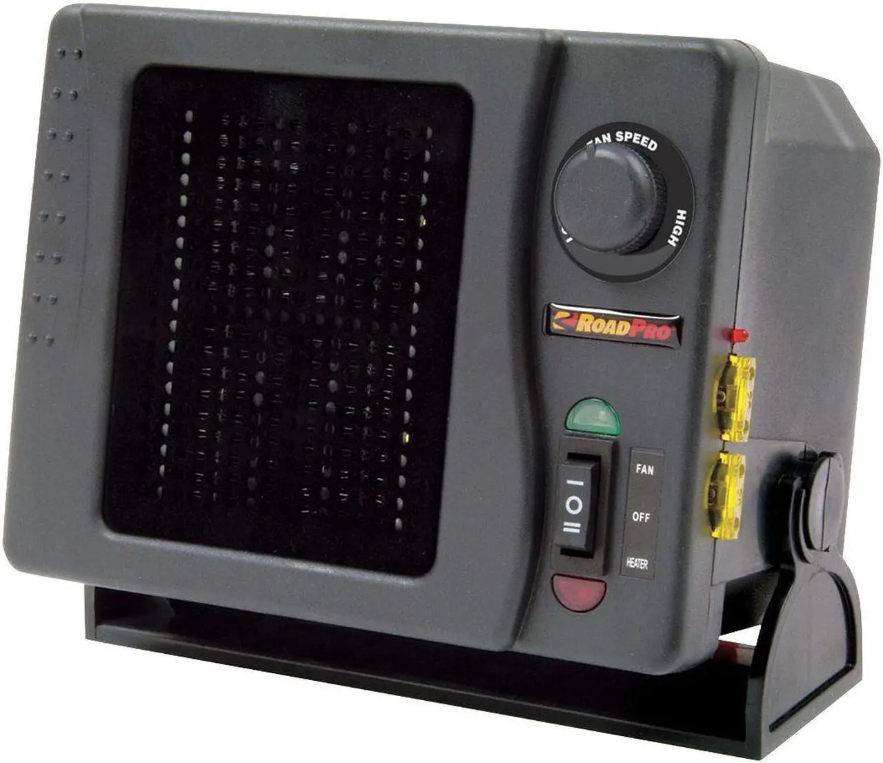 Alt view image 2 of 11 - Roadpro RPSL-681 12 Volt Direct Wire Ceramic Heater- Fan with Swivel Base