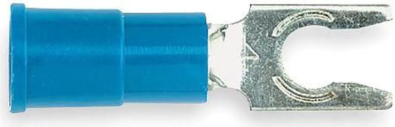 Main image of 3M MV14-6FLX Scotchlok 16-14 AWG Vinyl Locking Fork Terminal #6 Stud PK100