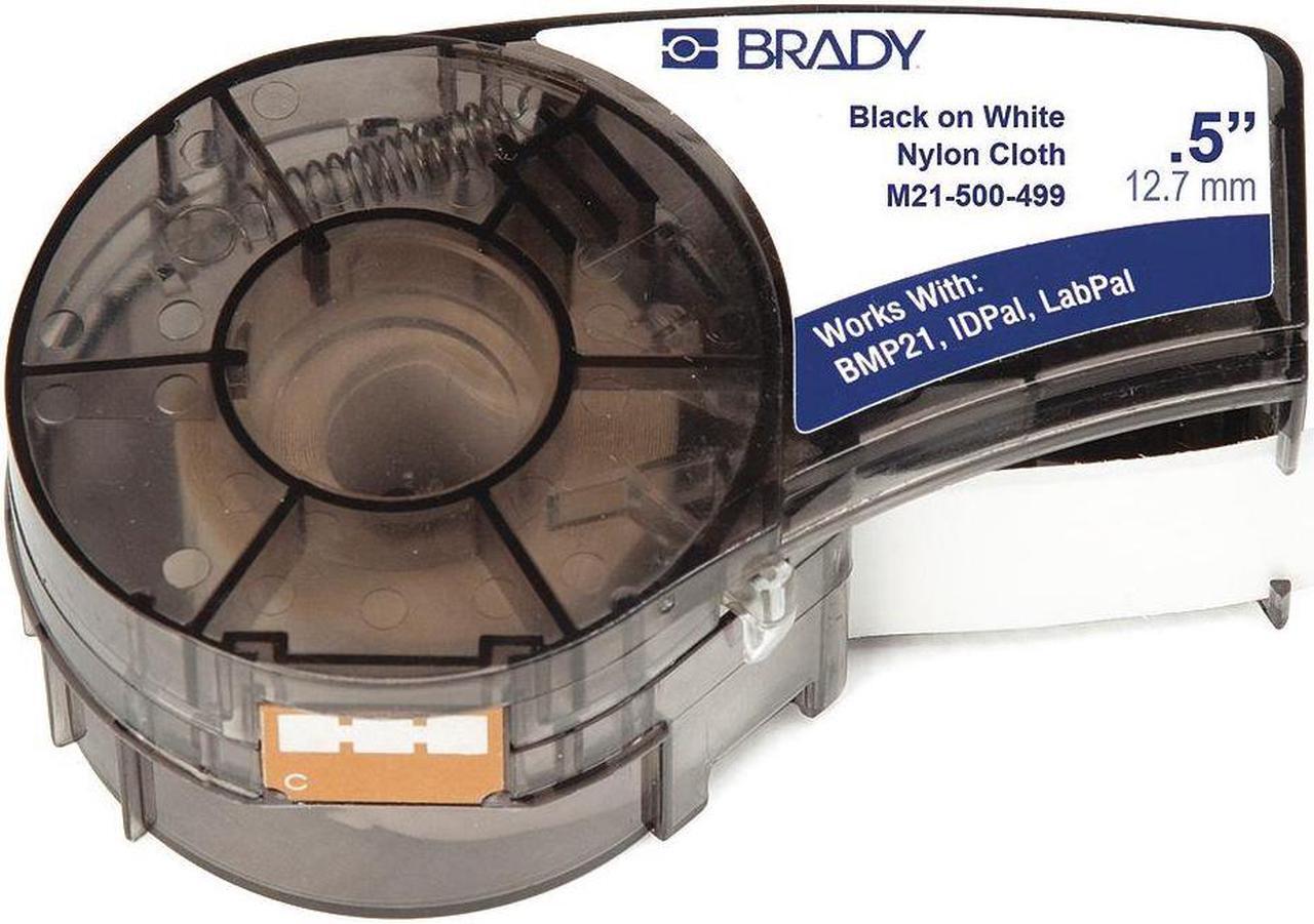 Alt view image 5 of 9 - BRADY M21-500-499 Label Tape Cartridge, Black/White, Labels/Roll: Continuous