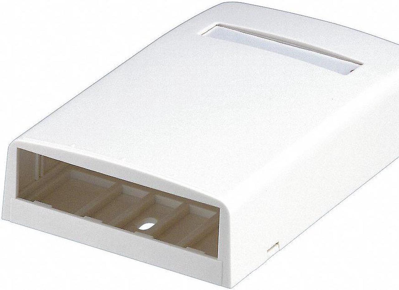 Main image of PANDUIT CBX4WH-AY Surface Mount Box,Mini Com,4 Port,White