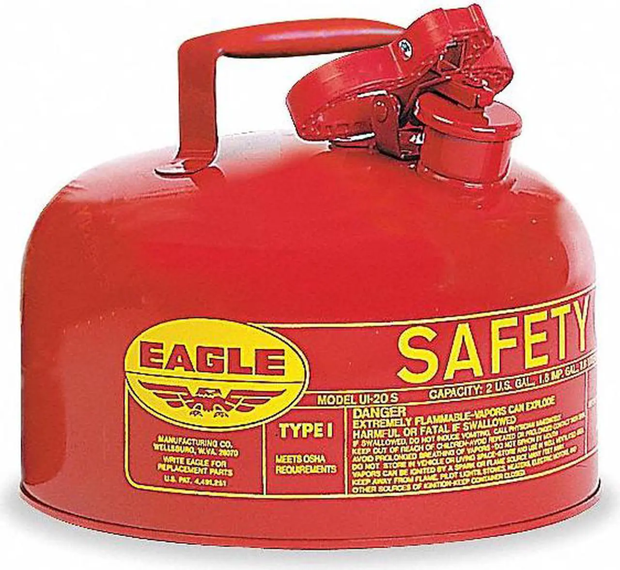 Alt view image 4 of 9 - 2 Gallon Safety Can