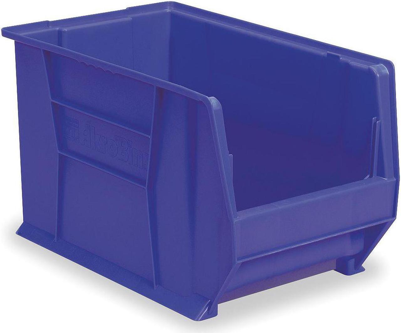 Main image of AKRO-MILS 30282BLUE Blue Super Size Bin, 20"L x 12-3/8"W x 12"H