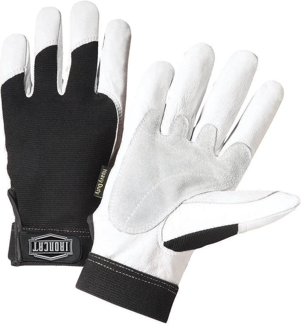 Main image of IRONCAT 86552/2XL Welding Gloves, Hook-and-Loop Cuff, Wing Thumb, Premium