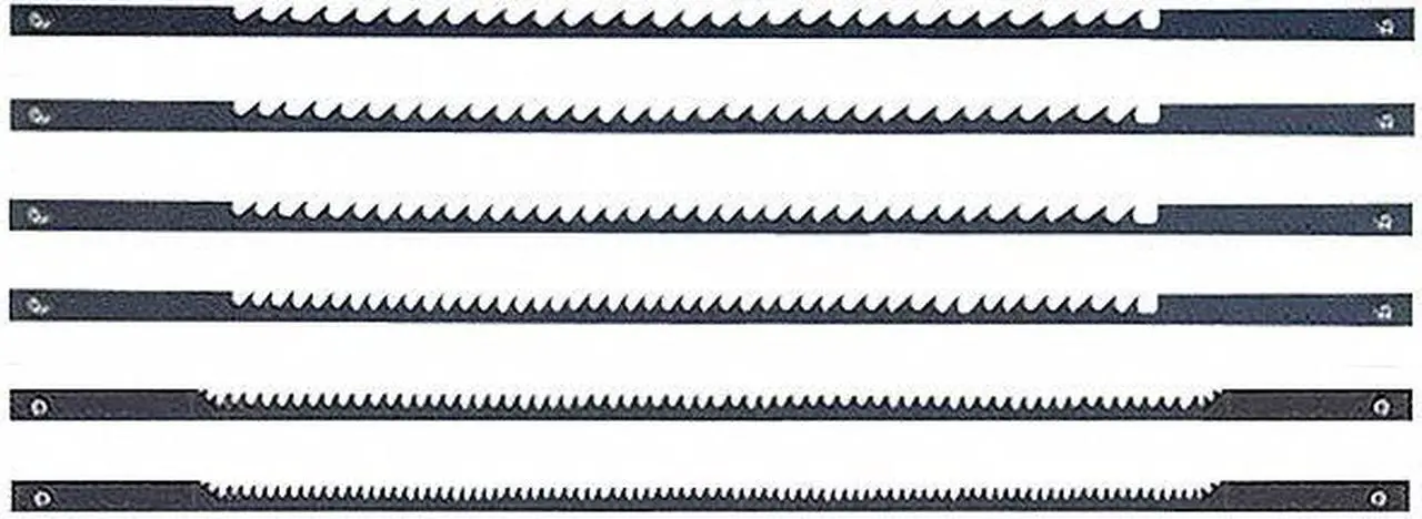 Main image of ZORO SELECT 82938 Scroll Saw Blade,Pinned,PK36