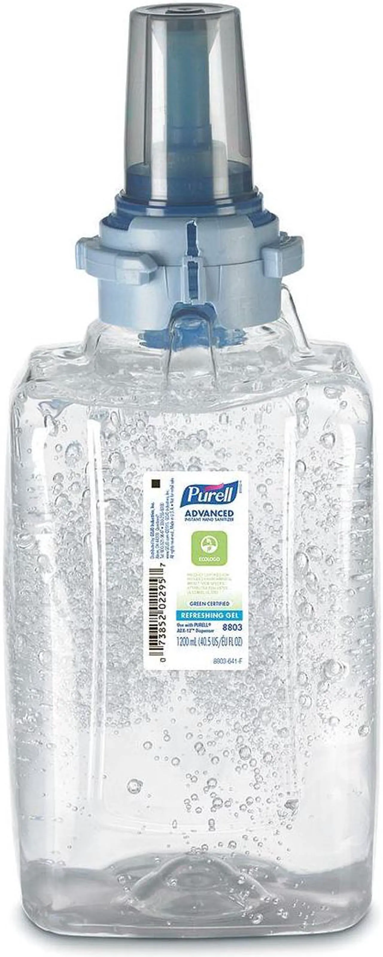 Alt view image 4 of 5 - Purell 880303CT Advanced Green Certified Instant Hand Sanitizer Refill, 1200mL, FragranceFree, 3/Carton, 1 Carton