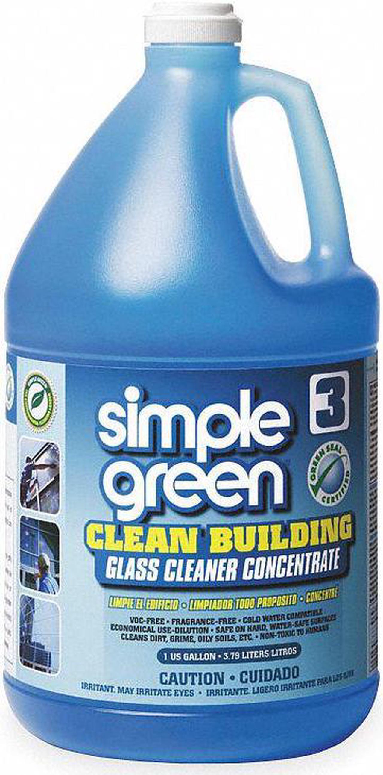 Main image of Simple Green Glass Cleaner, 1 gal. Jug, Unscented Liquid, 1:30, 2 PK