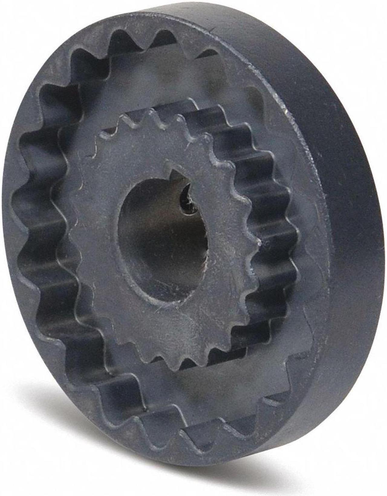 Main image of TB WOOD'S 4J1 Sure-Flex Sleeve Coupling Flange, 4J, Bore 1"