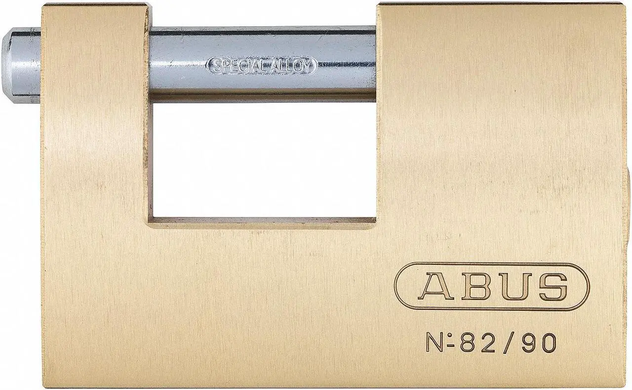 Alt view image 3 of 4 - Solid Brass Monoblock Padlock
