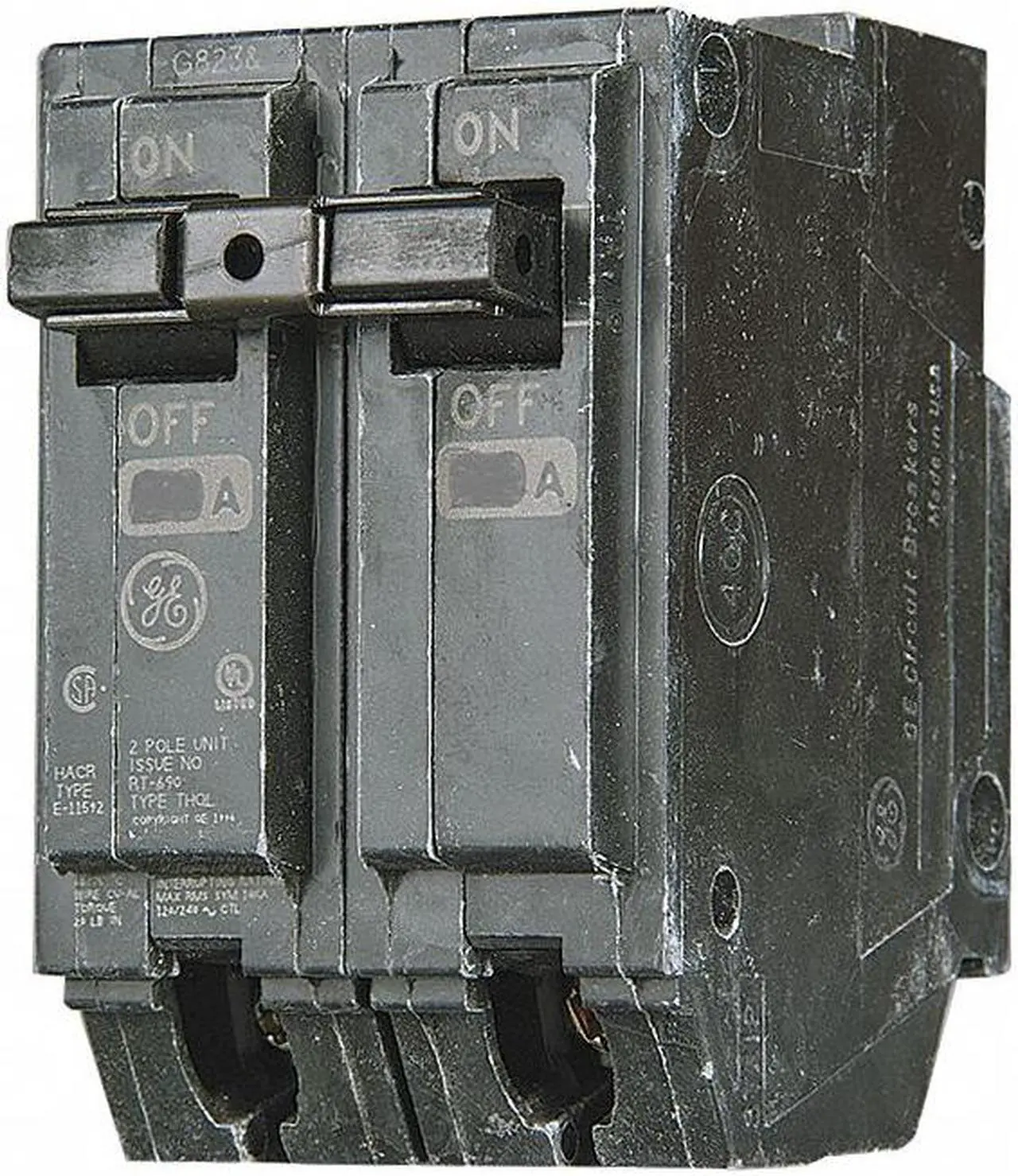 Main image of Ge Circuit Breaker,100A,Plug In,120/240V,2P  THQL21100