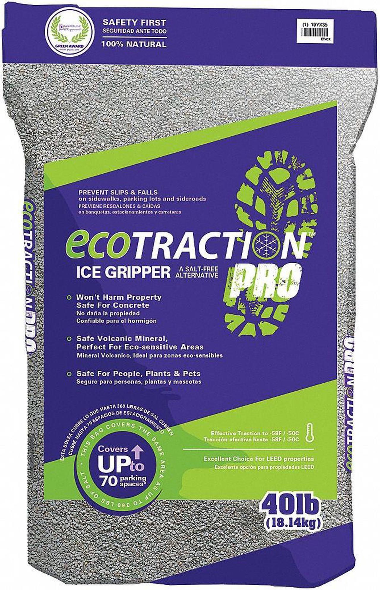 Alt view image 2 of 7 - ECOTRACTION PRO ET40X All-Natural Winter Traction, 40 lb., Bag