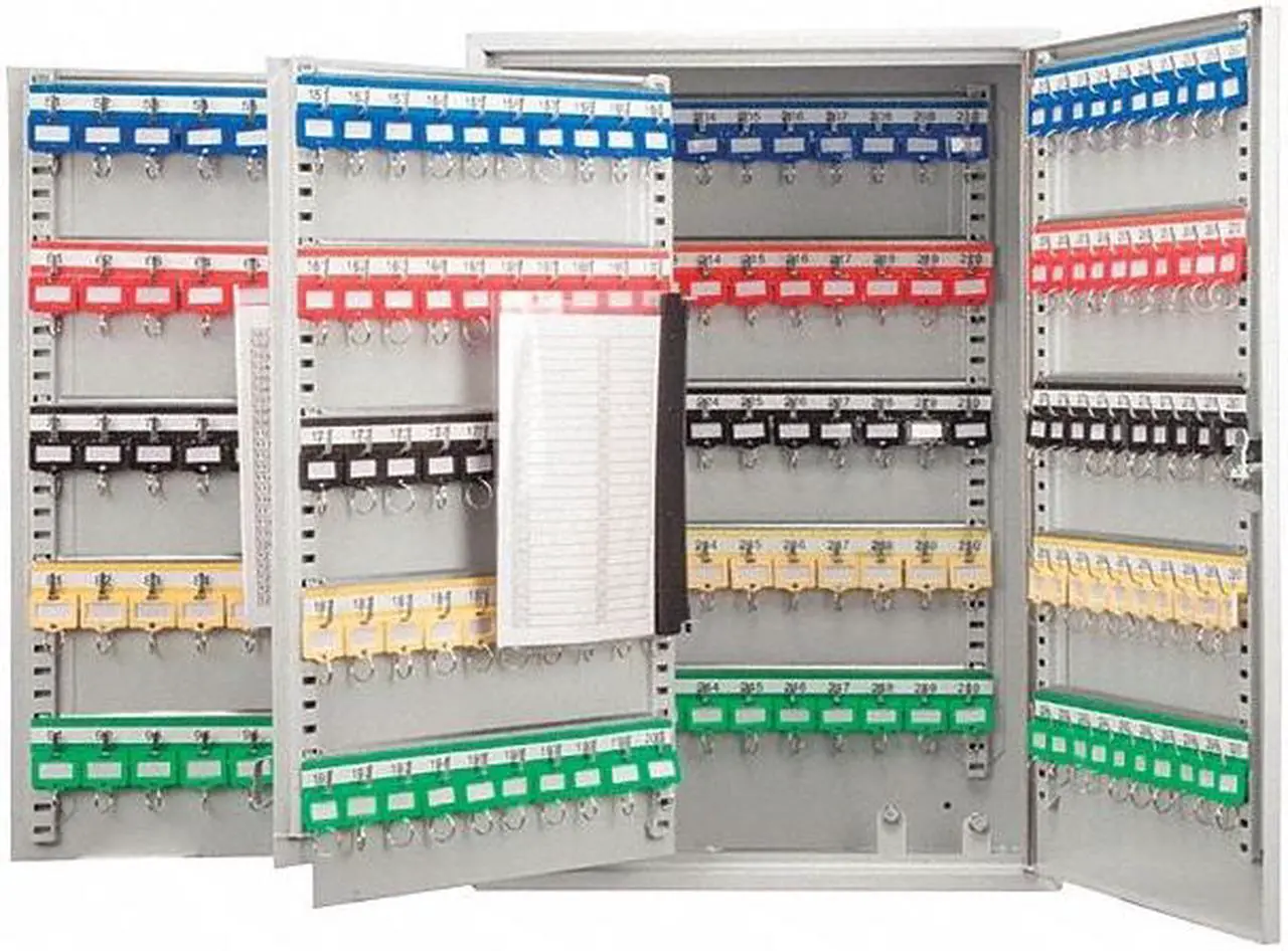 Alt view image 6 of 17 - Barska Key Box, Wall Mount, 300 Key Cap. Matte  Steel CB13238