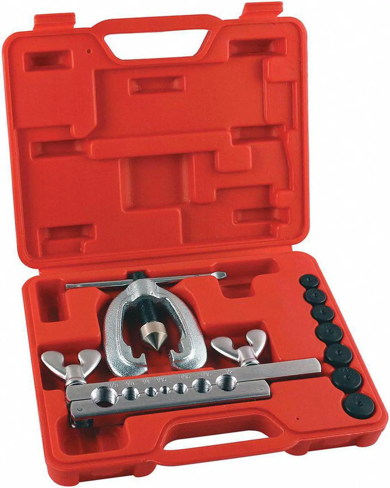 Main image of Westward Tool Set, Double Flaring, 9 pcs.  Carbon Steel 45JW59