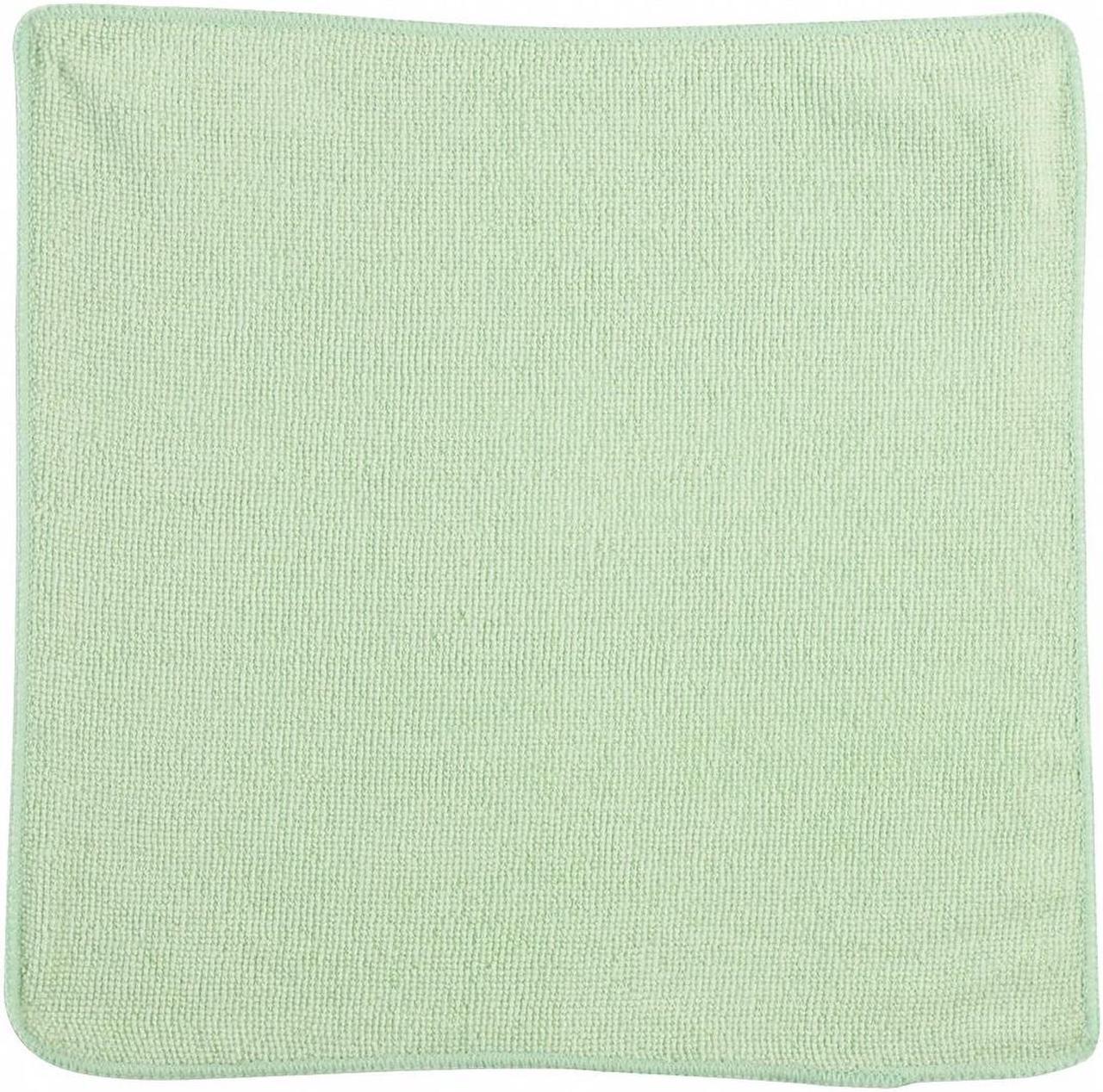 Alt view image 9 of 14 - Rubbermaid Commercial Microfiber Cleaning Cloths 12 x 12 Green 24/Pack 1820578