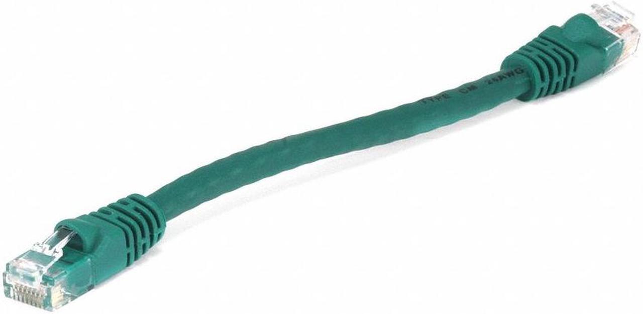 Alt view image 4 of 8 - Monoprice Cat6 Ethernet Patch Cable - Network Internet Cord - RJ45, Stranded, 550Mhz, UTP, Pure Bare Copper Wire, 24AWG, 0.5ft, Green