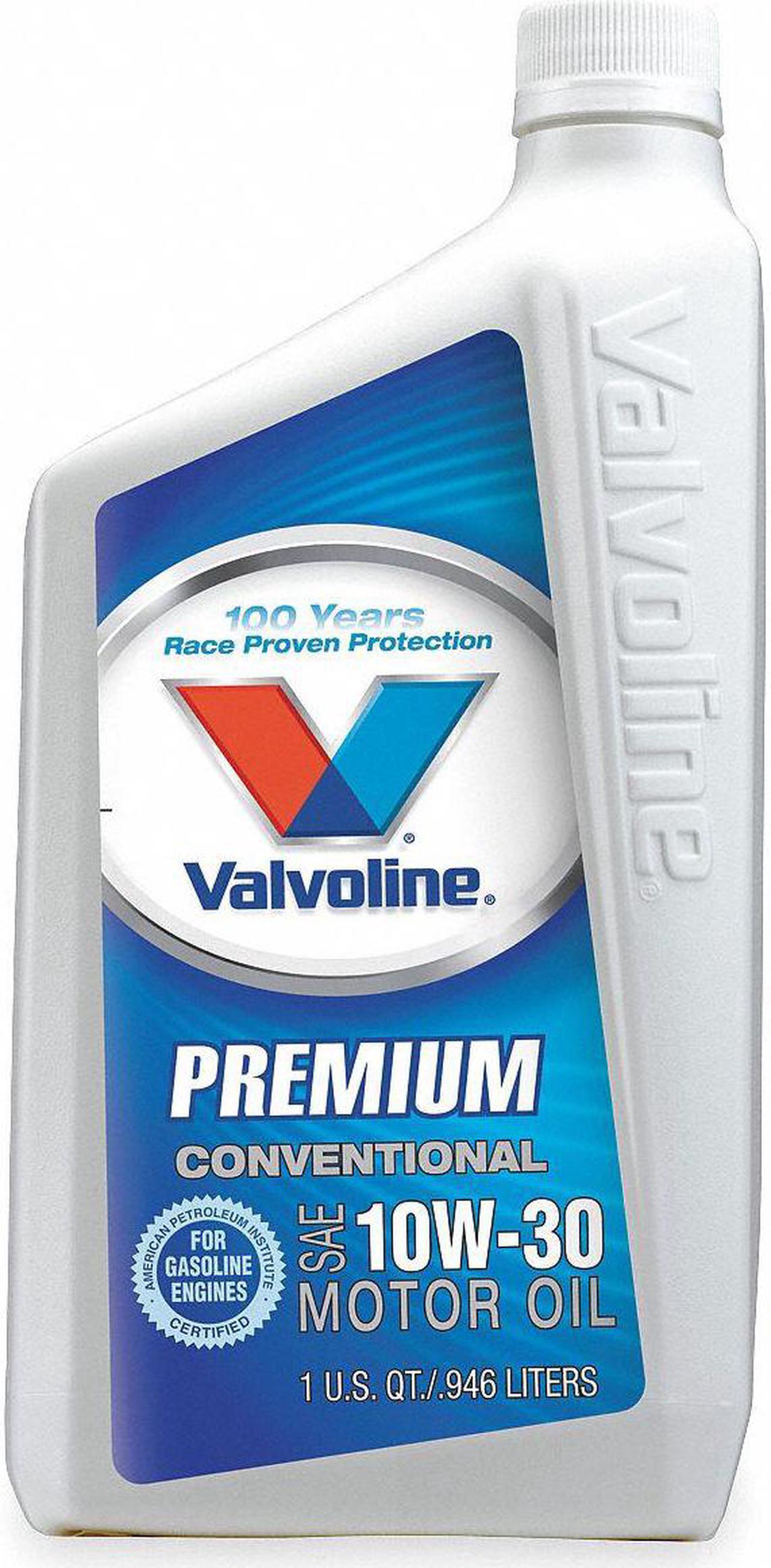 Main image of Valvoline Conventional Engine Oil, 1 qt. Bottle, SAE Grade: 10W-30, Amber 797578