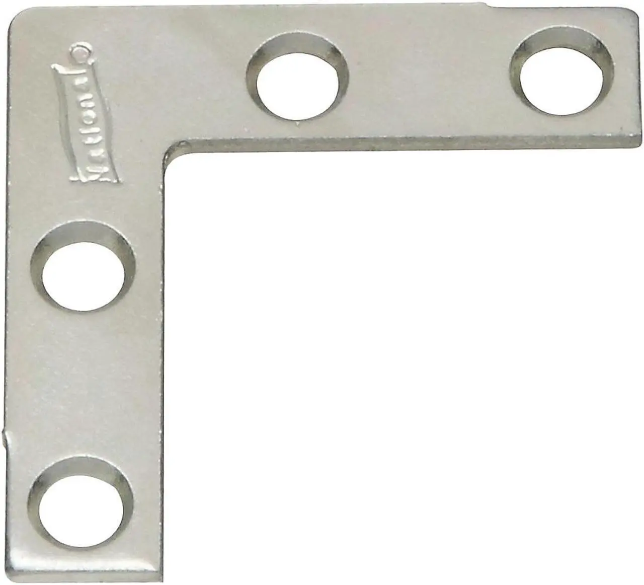Alt view image 3 of 5 - National, N113-795, 4 Pack, 1-1/2" x 3/8", Zinc, Flat Corner Iron