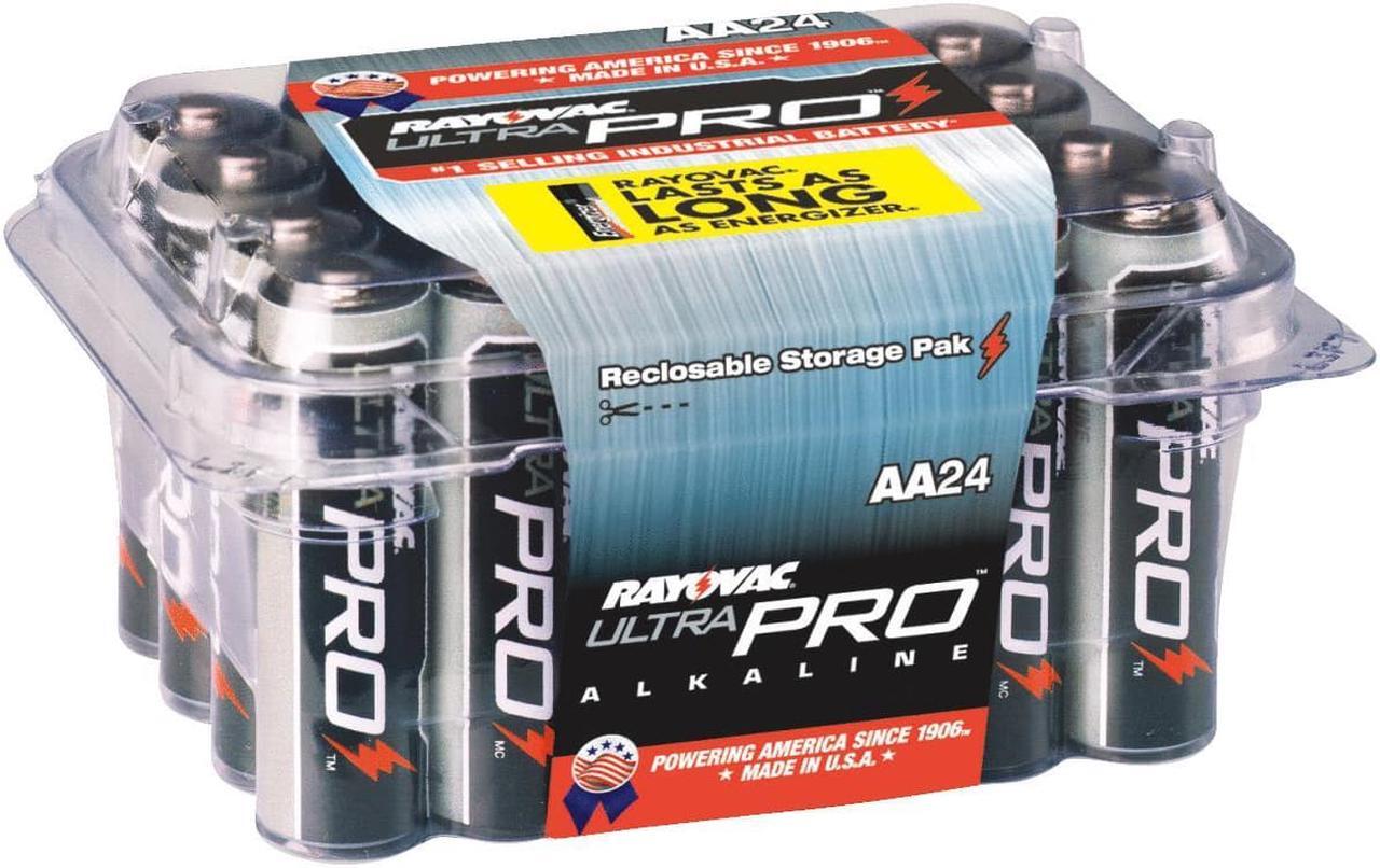 Alt view image 2 of 17 - Rayovac Ultra Pro Alkaline Batteries AA 24/Pack ALAA24PPJ