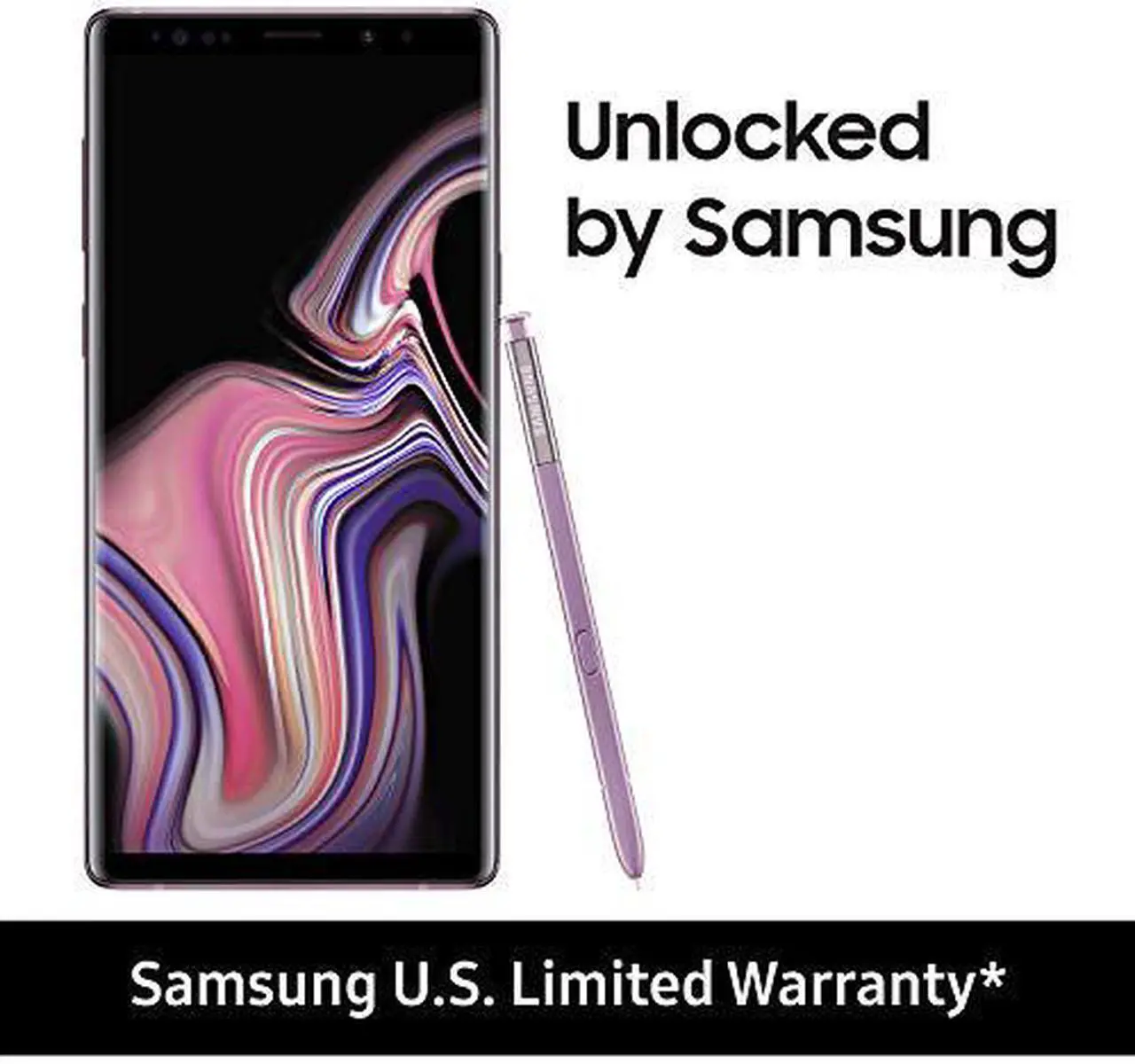 Alt view image 7 of 8 - Samsung Galaxy Note 9 SM-N960 128GB Lavender Purple Single SIM (Unlocked)