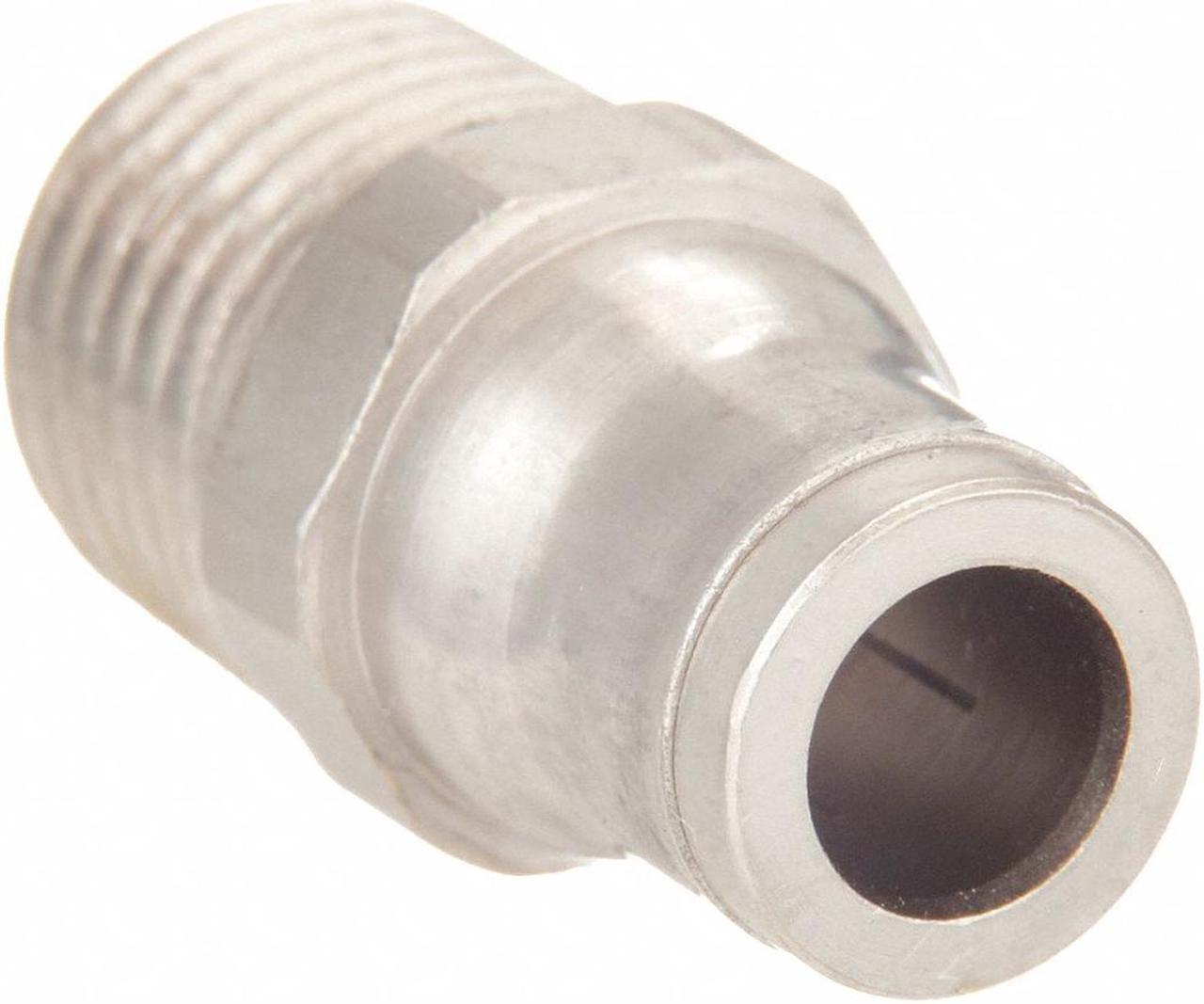 Main image of LEGRIS 3675 60 18 Nickel Plated Brass Male Connector, 3/8 in Tube Size