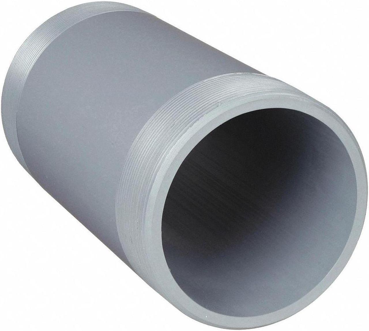Main image of ZORO SELECT 892-080 6" MNPT x 8" TBE PVC Pipe Nipple Sch 80
