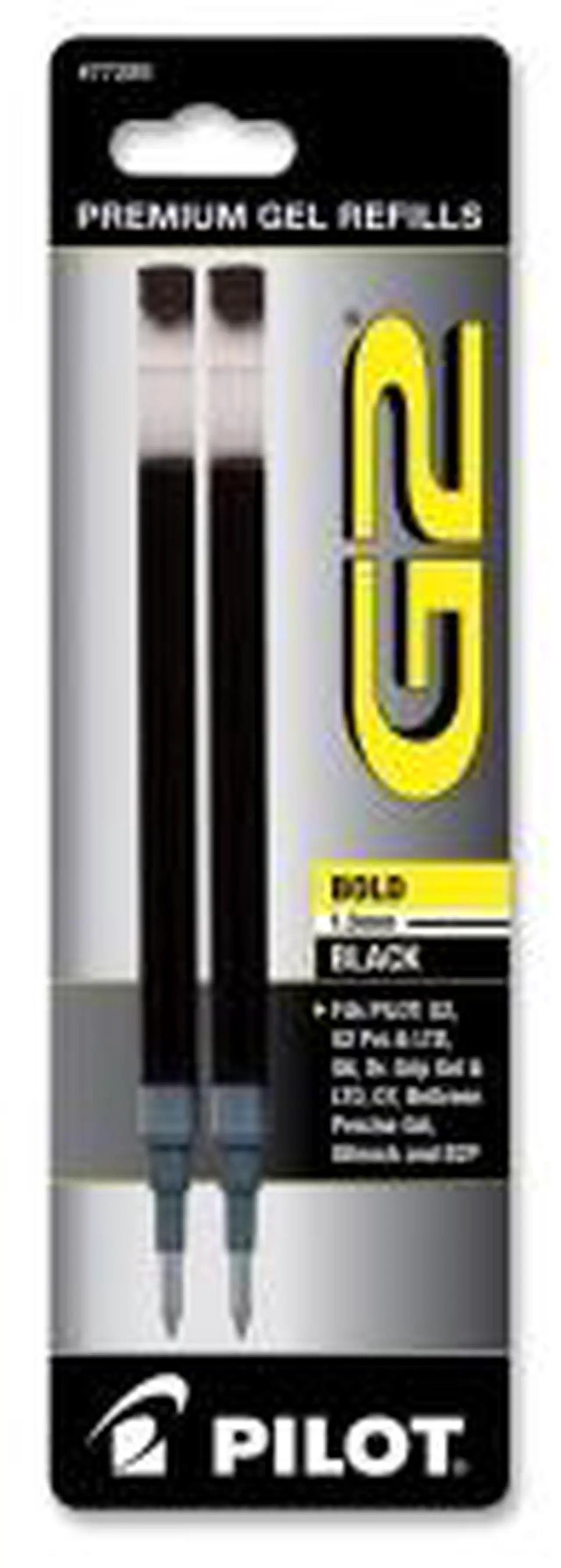 Main image of Pilot Gel Refills Bold 2/PK Black 77289