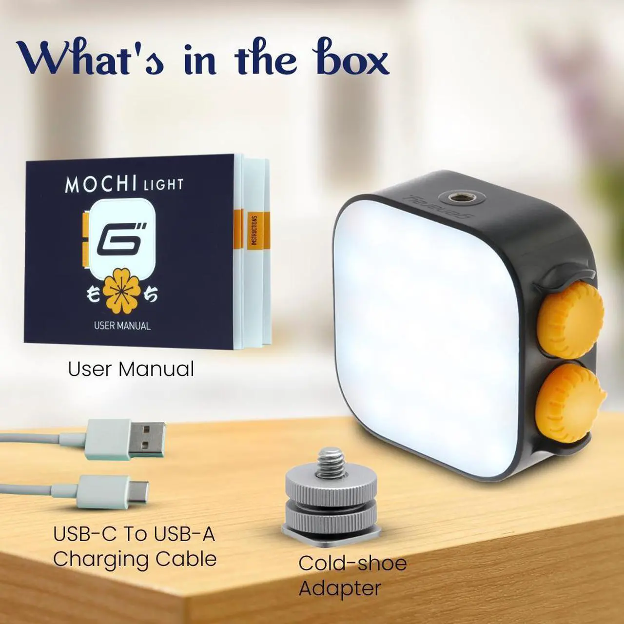 Alt view image 7 of 7 - Genaray Rechargeable RGB Video Light | 360° Full Color Photography Lighting | 2000mAh Li-ion Battery | CCT & HSI Modes | LED Lights Control Knobs | 2500-9900K CCT Range | 1/4-20 Mount Socket(Black)