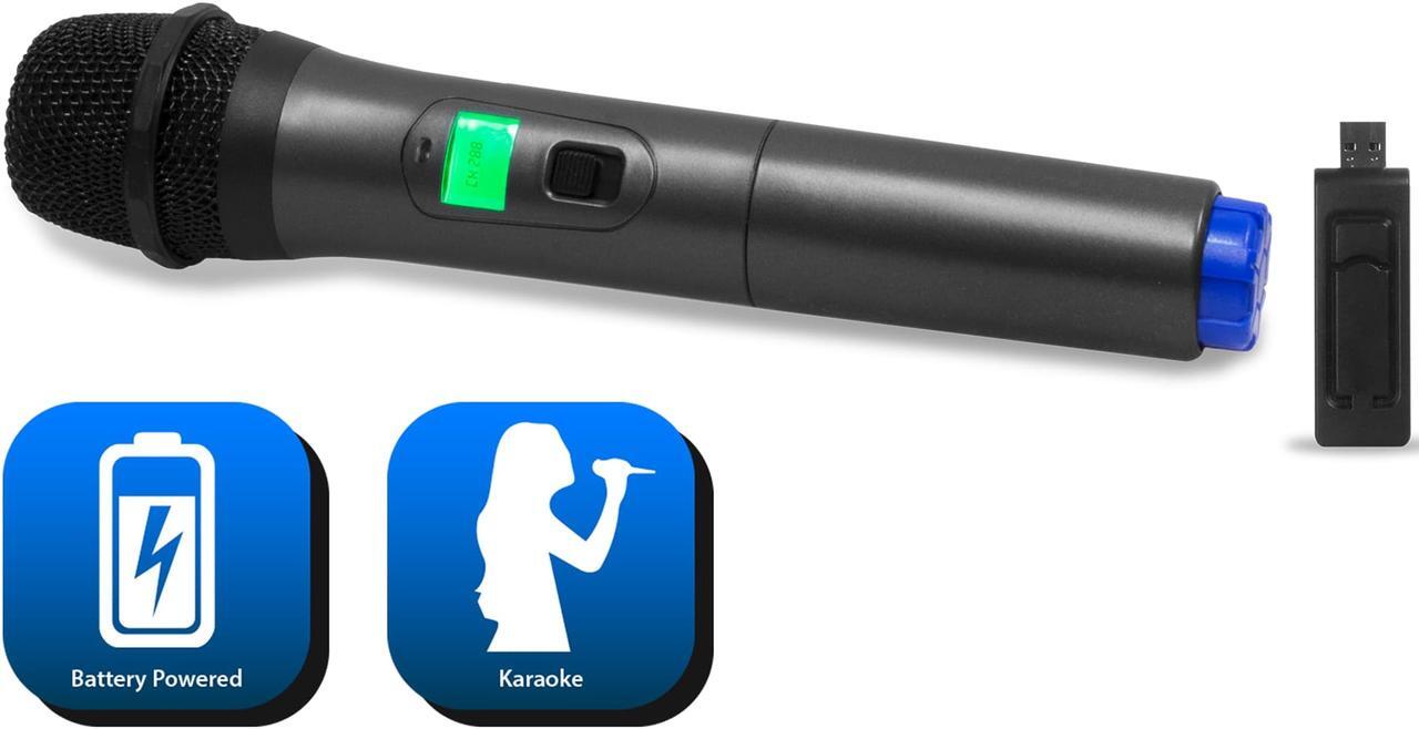 Alt view image 2 of 7 - New Technical Pro Wireless Handheld UHF Microphone with USB Powered Receiver
