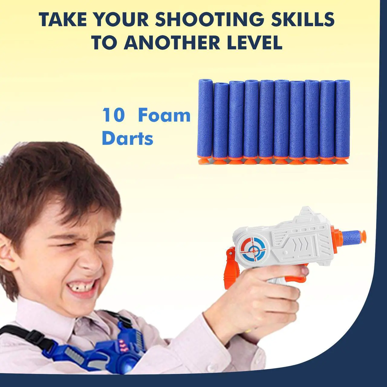 Alt view image 7 of 7 - Dimple Electronic Shooting Target for Kids - Moving Digital Target Practice Game for Boys and Girls - Elite Toys Set for Children with Guns, Sounds, Tracks - Cool Accessories Compatible with Nerf Guns