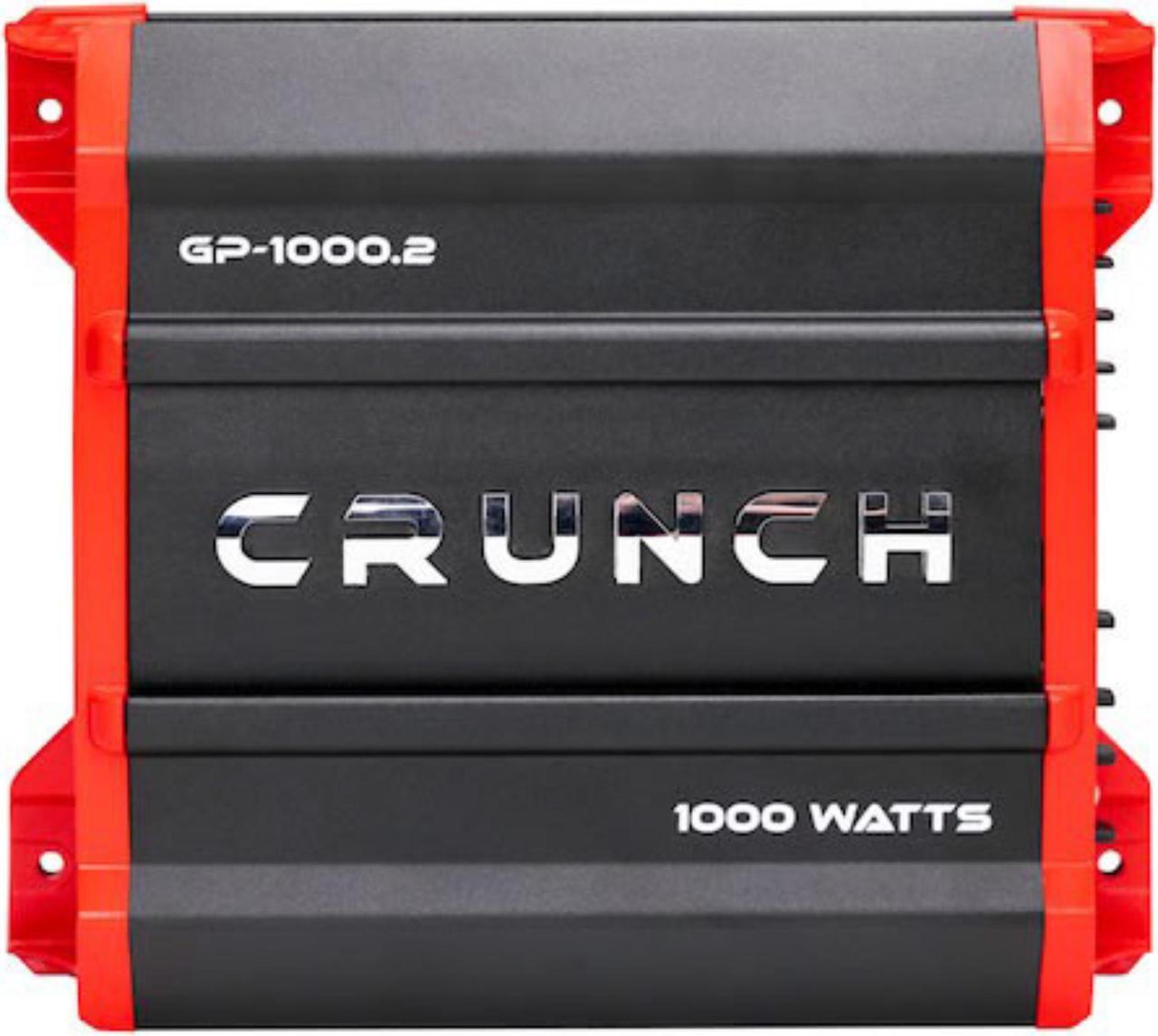 Alt view image 2 of 10 - Crunch GP-1000.2 Ground Pounder 1000 Watt 2-Channel Amplifier Car Stereo Amp