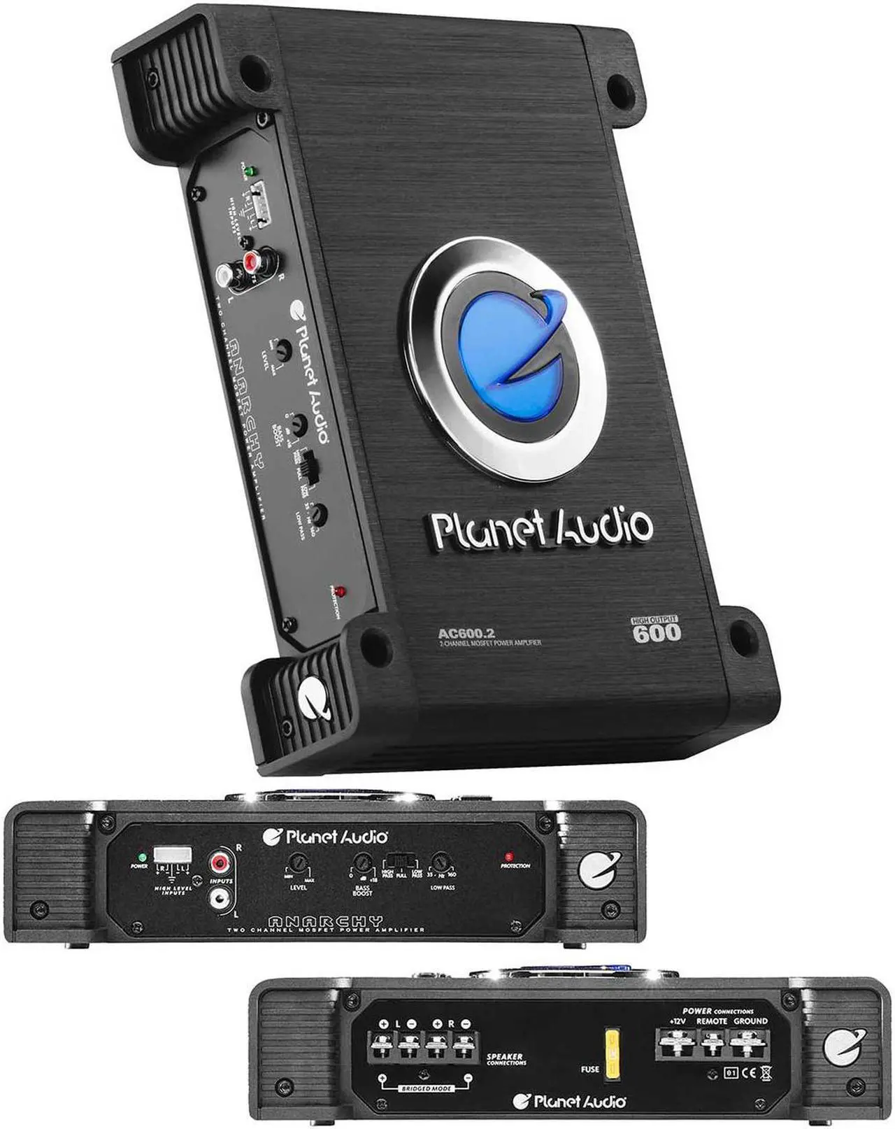 Main image of Planet Audio AC600.2 Anarchy Series Car Audio Amplifier