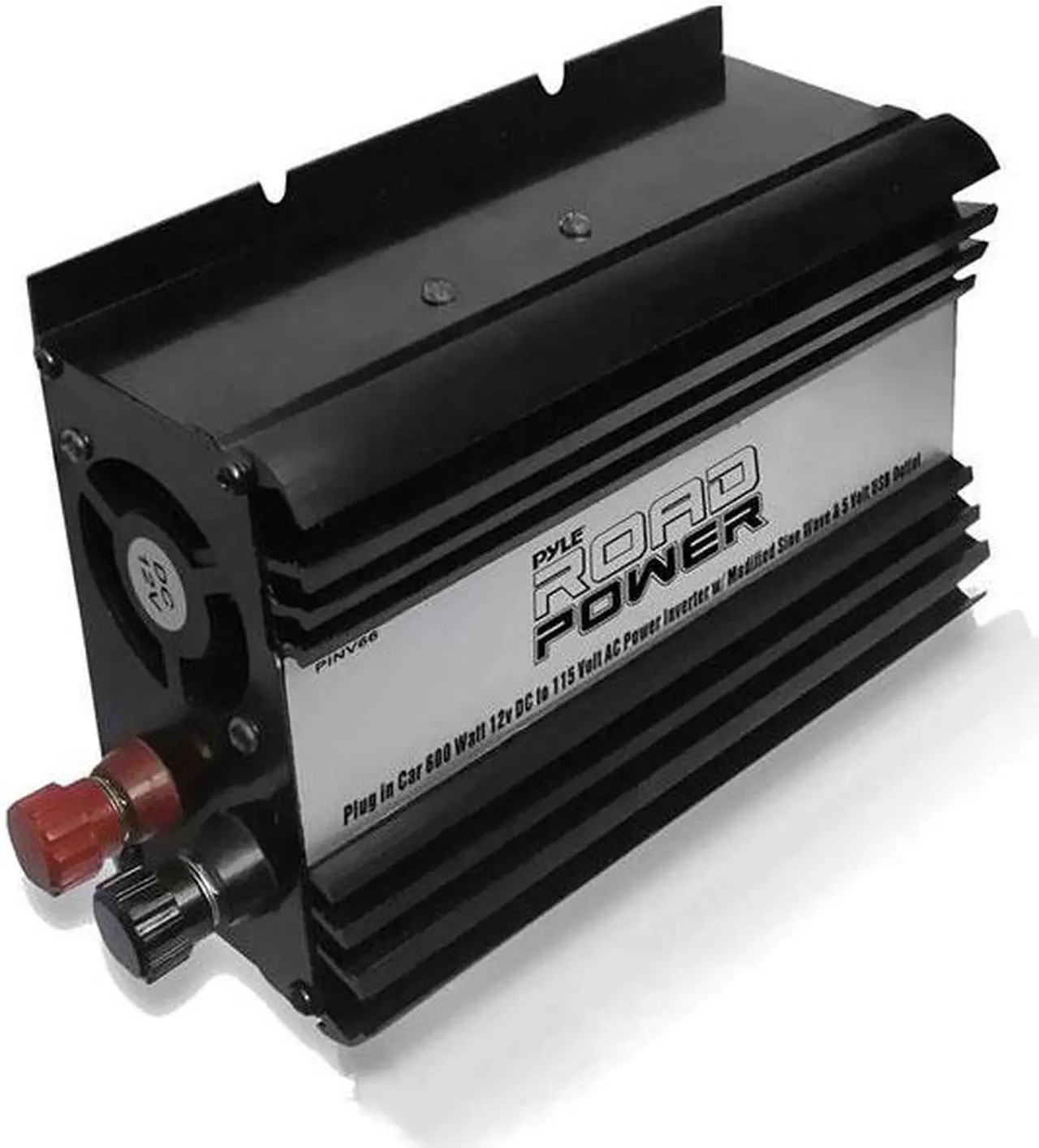 Main image of Plug in Car 600 Watt 12v DC to 115 Volt AC Power Inverter w/ Modified Sine Wave & 5 Volt USB Outlet