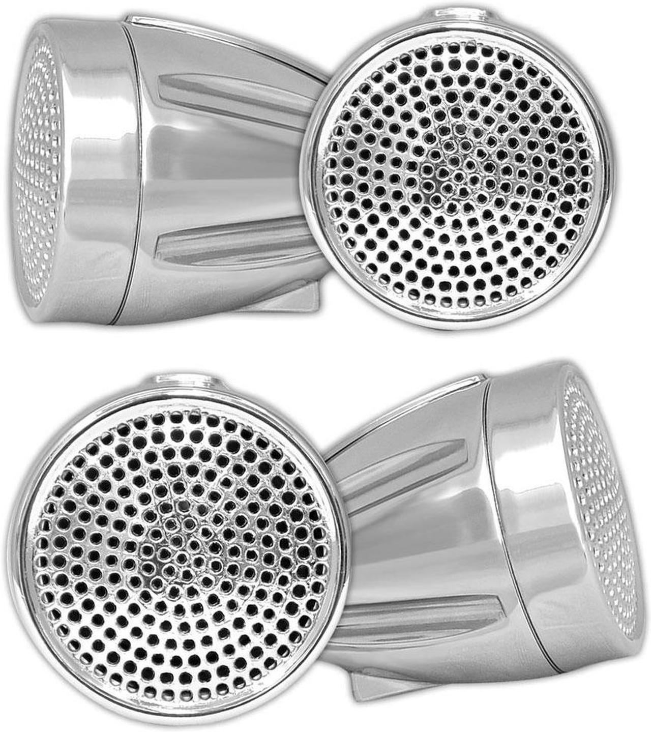 Alt view image 4 of 12 - NEW PAIR PYLE PLMCA90 MOTORCYCLE/ATV 4 SPEAKER SOUND SYSTEM SD/USB 3.5mm INPUT