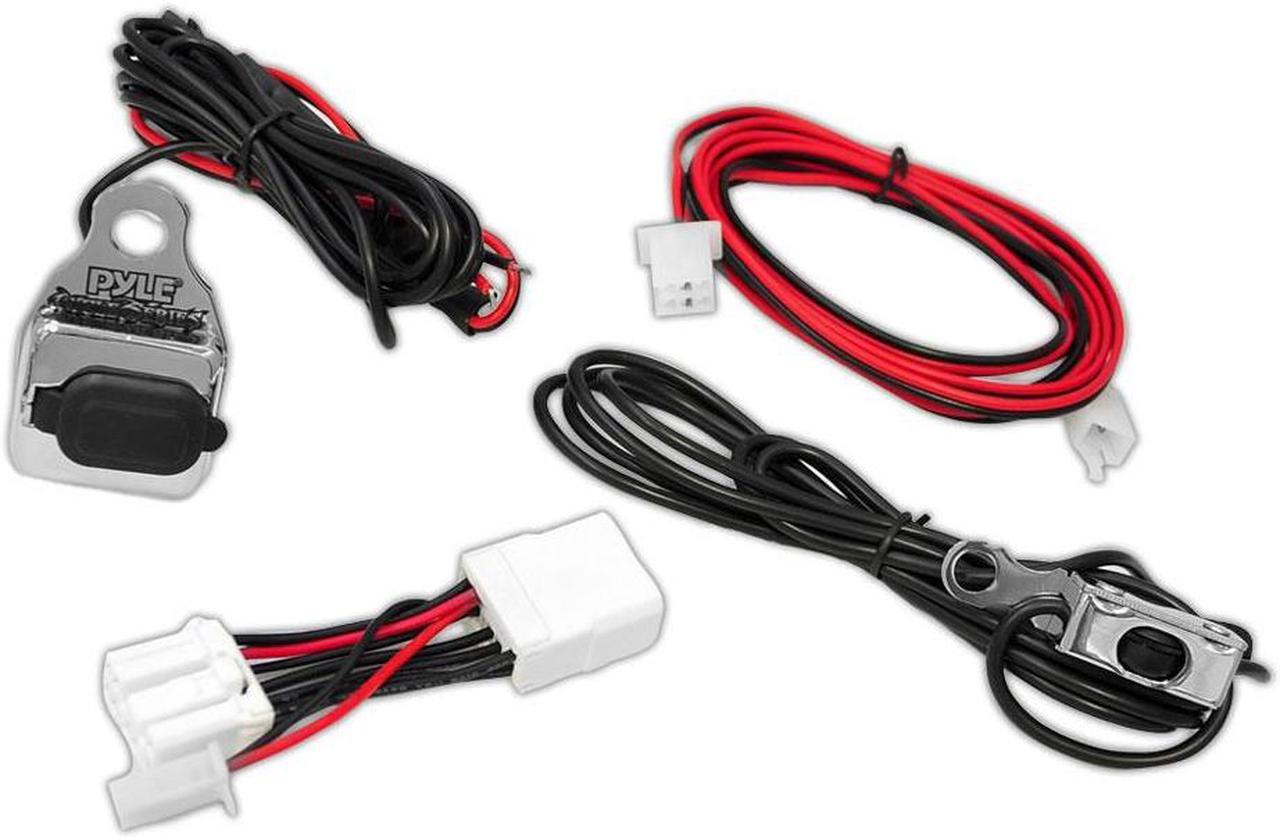 Alt view image 7 of 12 - NEW PAIR PYLE PLMCA90 MOTORCYCLE/ATV 4 SPEAKER SOUND SYSTEM SD/USB 3.5mm INPUT