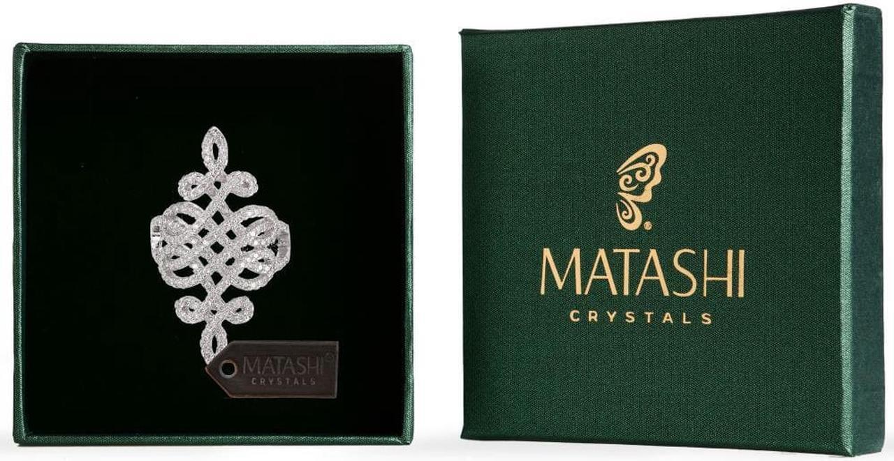 Main image of Rhodium Plated Brilliant Cubic Zirconia Ring For Women – Women’s Jewelry Statement Ring – CZ Cluster Ring Elegant & Stylish – Best Gift Idea by Matashi Size 8