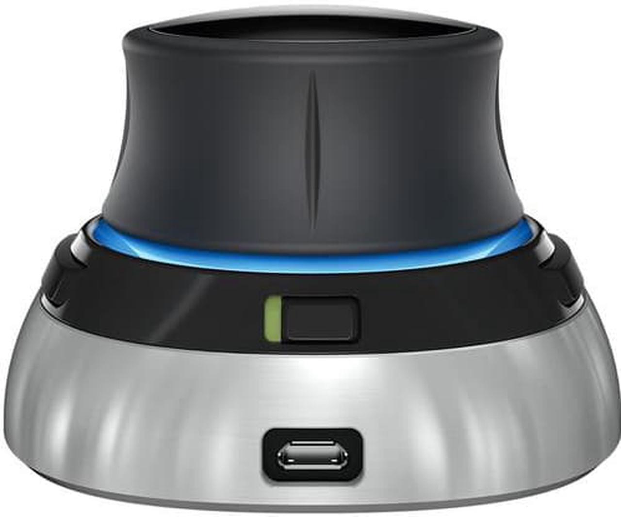 Alt view image 18 of 20 - 3Dconnexion SpaceMouse 3DX-700066 3D Mouse Black/Silver