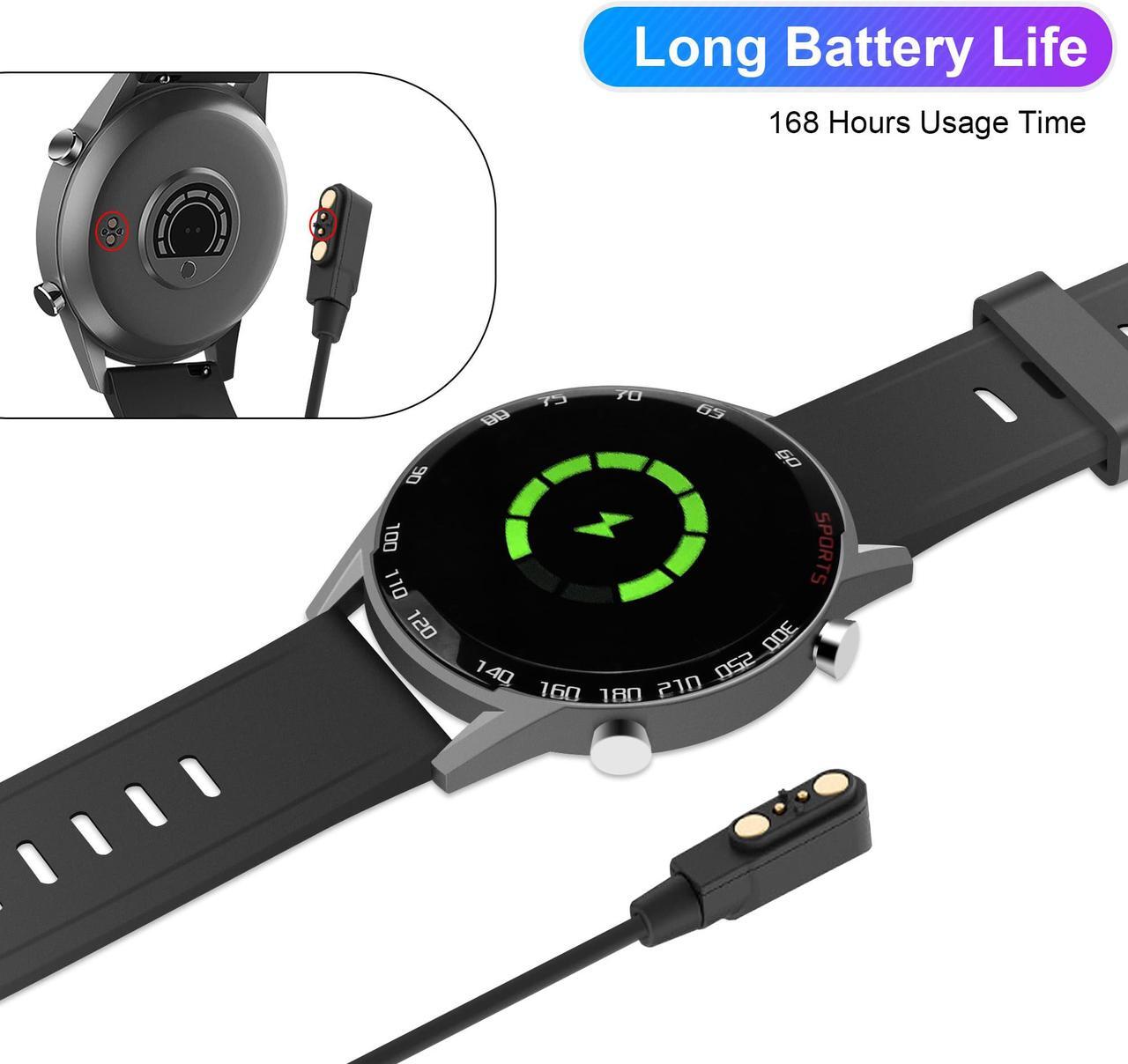 Alt view image 5 of 7 - AGPTEK Waterproof Smart Watch Fitness Tracker Activity Tracker with Body Temperature Heart Rate Monitor for Kid, Woman Man and Gift, Included 3 Colors Watchband