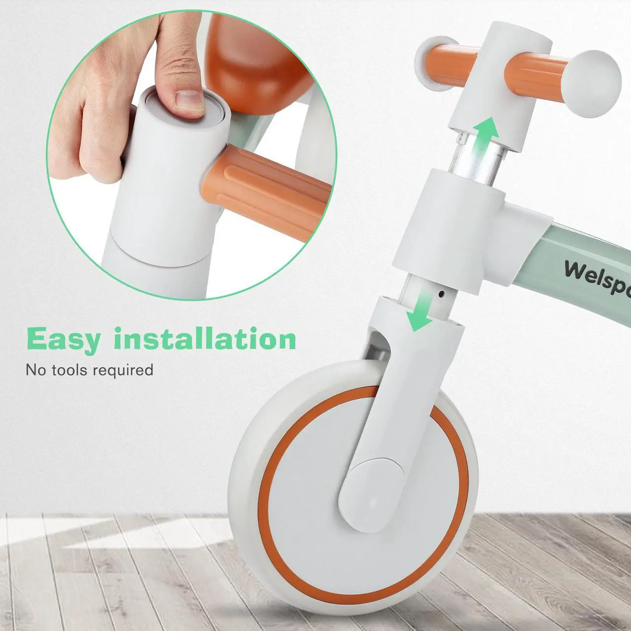 Alt view image 5 of 7 - Baby Balance Bike, Mini Bike for Ages 10 Months to 3 Years, Infant Walker fo Boy and Girl First Birthday Gifts