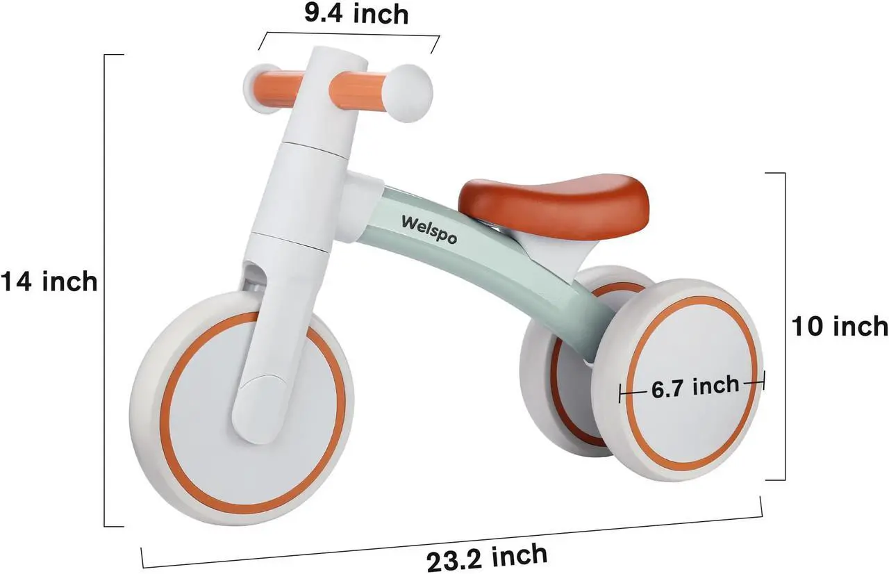Alt view image 4 of 7 - Baby Balance Bike, Mini Bike for Ages 10 Months to 3 Years, Infant Walker fo Boy and Girl First Birthday Gifts