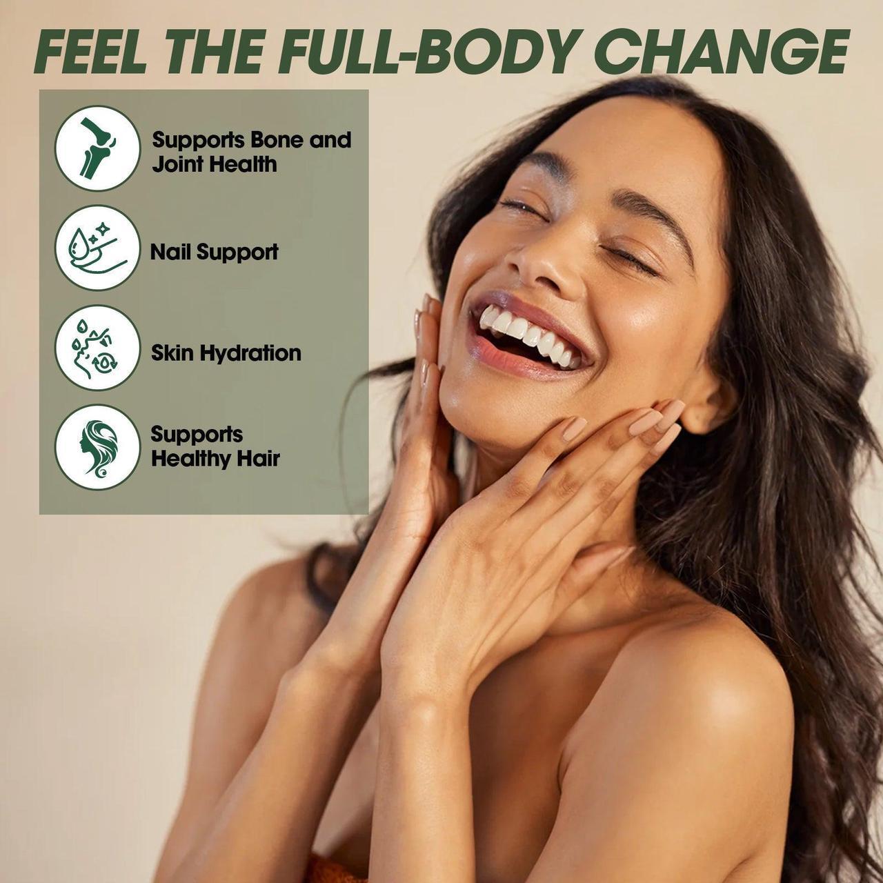 Alt view image 5 of 7 - LIVINGANIC Hydrolyzed Bovine Collagen,15.9oz Types I & III, Grass-Fed, Pasture-Raised Protein, Zero Sugar Supplement for Healthy Skin, Nails, Bones & Joints Unflavored 41 Servings
